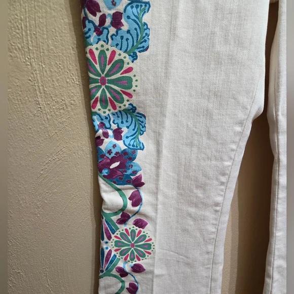 Johnny Was Jade The Flare Jean Leilana Size 29 - Picture 7 of 11